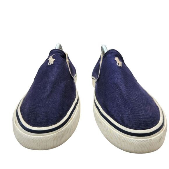 Polo Ralph Lauren Vintage Mens Slip On Low Top Casual Canvas Sneakers 11D main image 6